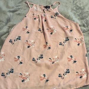 Papermoon Blush Floral Halter Top